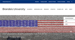 Desktop Screenshot of brandeis.edu